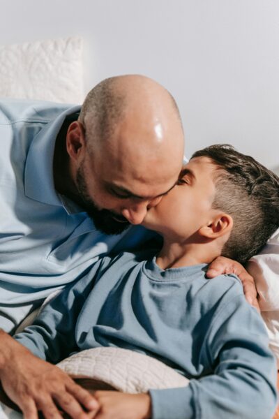 Vader ondernemer en aanwezig voor zijn kind
